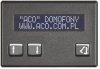 ACO CDN-230E ST Elektroniczny spis lokatorów stal